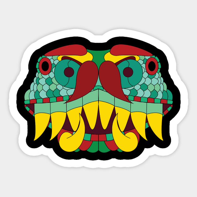 Snake Head Sticker by Stick em Up